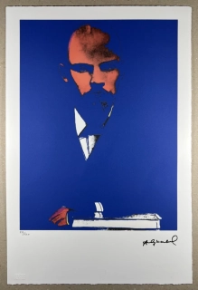 Obraz | Andy Warhol | Lenin | modrá