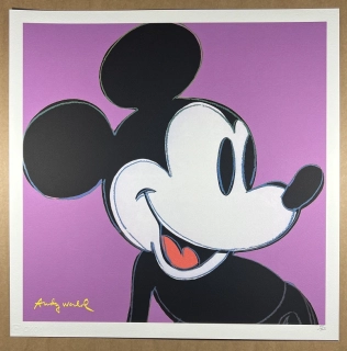 Obraz | Andy Warhol | Mickey | fialová